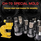 1-Piece Oversized Locking Cap for CH-70 Punch Machine - Enlarged Clamp Cap Fits Larger Punching Dies(Oversized Locking Cap)