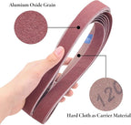 1 x 42 Belt Sander Sanding Belts, 1 inch x 42 inch Sanding Belt 120 Grit, Aluminum Oxide Sanding Belt for Belt Sander, 24 Pack(1x42in, 120 Grit)