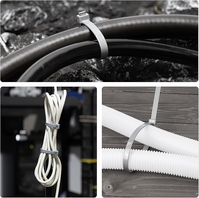 18 inch Red Zip Ties Heavy Duty 100 PACK, 200 LBS Ultra Exclusive Strong Plastic Wire Ties, Large Cable Ties Extra Long Tie Wraps, Indoor and Outdoor UV Resistant