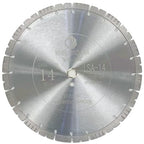 LSS Upgraded Version 14 inch Diamond Saw Blade Dry or Wet Cutting for Concrete Stone Brick Masonry,1"-20mm Arbor with 14 mm Segment