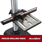 BUCKTOOL 10-Inch Drill Press 6.0 Amp 3/4 HP Bench Drill Press 5-Speed Benchtop Drilling Machine with LED Work Light