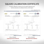 Precision Square Ruler for Measuring and Marking - Aluminum Steel Framing Tool for Professional Carpentry Use (4 Inch)