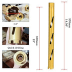 1.5" Dry Core Drill Bits for Cured Concrete with Rebar Brick Blonck Masonry etc 12.2in/310mm Drilling Depth，10mm Diamond Segment Height，2 Adapters