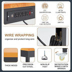 HABUTWAY Height Adjustable Workbench with Wheels 60" 2000 Lbs Capacity Solid Wood Work Station Heavy-Duty Rolling Work Tables for Garage Party Shop Office