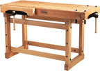 Sjobergs 33246 1500 Elite Woodworkers Beech Workbench, With Two Large Vices and Endless Options