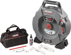 RIDGID 76193 FlexShaft K9-102+ Drain Cleaning Machine for 1 1/4-2" (32-50 mm) Pipes with 50' (15,2 m) 1/4" (6 mm) Cable and Kit