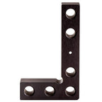 Small Square and Center Finder - Made in USA Versatile Woodworking Tool with 11/32" Center Marking Hole for Larger Pencils, Carpenter Tool for Accurate Line Transfers (Black)