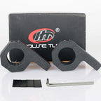 1.0 inch Holder Clamp Aluminum (25mm Diameter) Tube Clamps Mount Bracket Horizontal Bar Clamp kit for Work Light Bar(2pcs-1.0" Clamp)