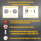 Upgraded Heavy Duty Magnetic Hook, Powerful Magnet Versalite Indoor and Outdoor Tool Towel Brooms Coat Hanger for Cruise Garage RV Workshop Tool Box, Magnet Organize Stainless 304 Hooks, 2 Pack