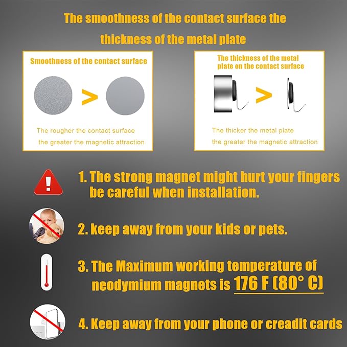 Upgraded Heavy Duty Magnetic Hook, Powerful Magnet Versalite Indoor and Outdoor Tool Towel Brooms Coat Hanger for Cruise Garage RV Workshop Tool Box, Magnet Organize Stainless 304 Hooks, 2 Pack