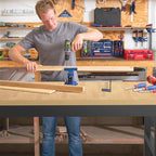 48" Adjustable Workbench,Heavy-Duty Work Table,3000 LBS Load Capacity Hardwood Workstation with Fixed feet,for Workshop, Garage