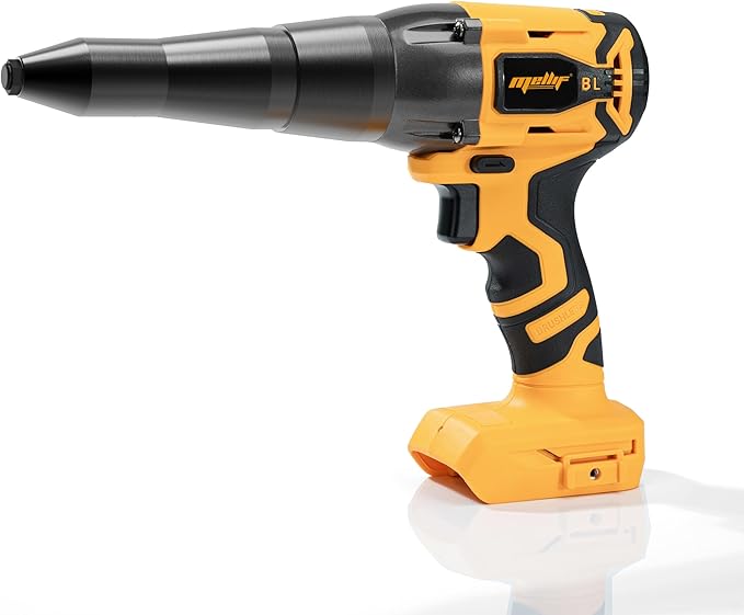 Cordless Rivet Gun Compatible with Dewalt 20V MAX Battery(Tool Only), 2248Lbf Electric Brushless Blind Riveter Tool, Pop Rivet Tool, Heavy Duty Automatic Riveter for 3/32", 1/8", 5/32",1/5" Rivets