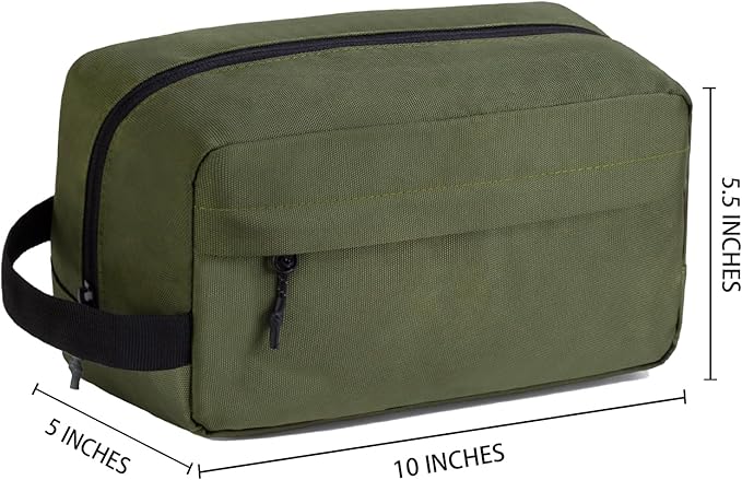 Vorspack Travel Toiletry Bag for Men - Hanging Toiletries Bag Water Resistant Dopp Kit Travel Bag for Toiletries Accessories