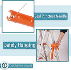 Bates- Caulking Silicone Gun, 10:1 Thrust Ratio, Hand Caulking Guns, No Drip