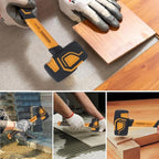 BOOSDEN Rubber Mallet, 10 oz Rubber Mallet Hammer, Rubber Hammer with Hook, Mallet Hammer with Solid Head & Ergonomic Grip Handle, Soft Face Hammer, No Damage for Flooring, Woodworking and Camping