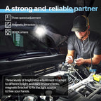 HYPERLITE Rechargeable Work Light: 1pack 20W 2000Lumens Magnetic Work Light - Hanging Hook Folding Bracket LED Work Light Job Site Lighting for Car Repairing Camping Working Hurricane