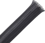 25ft - 3/8 inch PET Expandable Braided Sleeving – Black – Alex Tech Braided Cable Sleeve