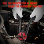 Rivet Nut Tool Kit with a Step Drill Bit, 120 Nutsert, Heavy Duty Rivnut Tool with 8 SAE & Metric Mandrels M5 M6 M8 M10 10-24 1/4-20 5/16-18 3/8-16 in Organized Carrying Case (NT700)