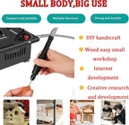 Mini table Saw, 7 Speed Adjustable Power Supply,Multi-Functional mini Table Saw for Crafts, Speed & Angle Adjustable, DIY Machine for Wood,Acrylic,Plastic,PCB cutting