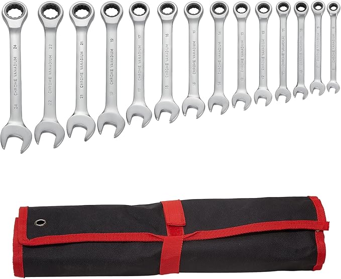 14pcs Wrench Set – Versatile Ratchet Wrenches for Efficient Automotive Repairs - Professional Grade Combination Wrench Set