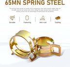 111pcs 6-22mm Spring Band Hose Clamp Kit,Tube Fastener Clips For Fuel Line Water Clamps