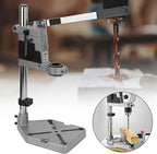 Drill Press Stand, Universal Bench Clamp Desktop Drill Holder Workbench Repair Tool with Single Hole Aluminum Heavy-duty Base