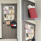 Over The Door Metal Hooks with Plastic Coating 5.5" Fit 0.5" to 1 3/4" Door 4 Pcs Heavy Duty Single Towel Robe Rack Wreath Bathroom Shower Hanger Shoe Organizer Ironing Board Short White