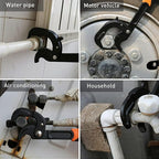 2 Pcs Multi-function Universal Wrench Set Self Adjusting Spanner Quick Power Grip Pipe Wrench for Auto Repair and Home Maintenance