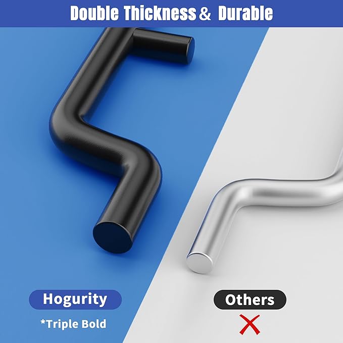 196 PCS Extra Thick Pegboard Hooks Set, Fit 1/4" Peg Board for Hanging Storage, Black Heavy Duty Metal Pegboard Accessories with Pegboard Bins for Garage Wall Organizer