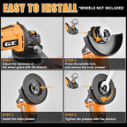 Cordless Angle Grinder Compatible with DEWALT 20V MAX Battery, 4-1/2 Inch Power Grinder Tool, 9500RPM Electric Angle Grinder with Handle, TOOL ONLY