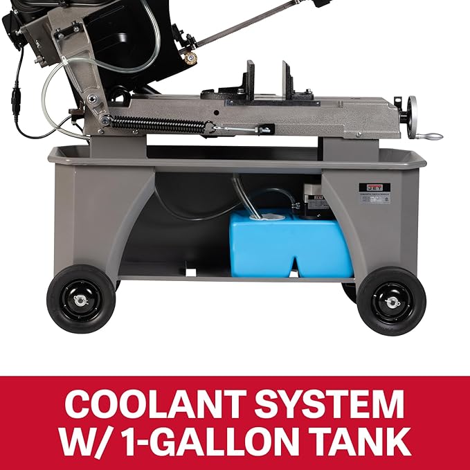 JET 7" x 12" Horizontal/Vertical Metal Bandsaw, 3/4 HP, 115/230V 1Ph (Model HVBS-712)