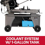 JET 7" x 12" Horizontal/Vertical Metal Bandsaw, 3/4 HP, 115/230V 1Ph (Model HVBS-712)