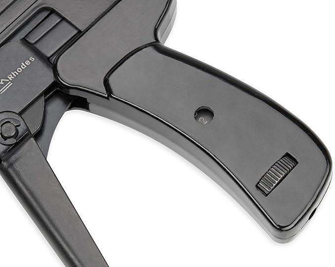 42708 Zip Tie Gun/Cable Tie Install Tool, Adjustable Tension with Built-In Cutter, for Nylon Ties up to 1/4”- Black