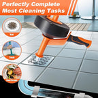 Drain Snake, 42FT Drain Auger with Drill Adapter, Plumbing Snake Clog Remover with Work Gloves, Manual or Powered Use for Kitchen, Sink, Sewer and Shower