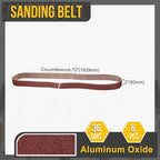 1-1/2 x 60 Inch Sanding Belt, 6 Pcs 36 Grit Aluminum Oxide Knife Sharpener Belts Work Sharpening for Belt Sander Knife Carving Tool Metal Working