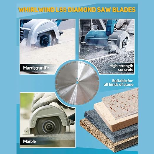 LSS 12 Dry or Wet Cutting General Purpose Power Saw Segmented Diamond Blades for Concrete Stone Brick Masonry (Factory Direct Sale) (10pcs)