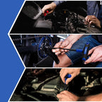 XOOL 14PCS T Handle Allen Wrench Set, Metric & SAE Hex Key Set, Long Arm Hex Key Wrench Set with Portable Organizer