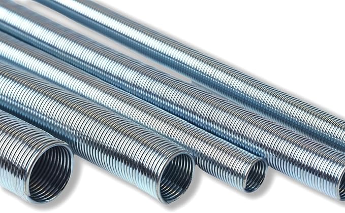 5 Pcs Spring Tube Benders Set, Tube Bender Kit 1/4'', 3/8'', 1/2'', 5/8'', 5/16'' for Copper Aluminum Thin Wall Steel Tubing, 8.27" / 210mm Length