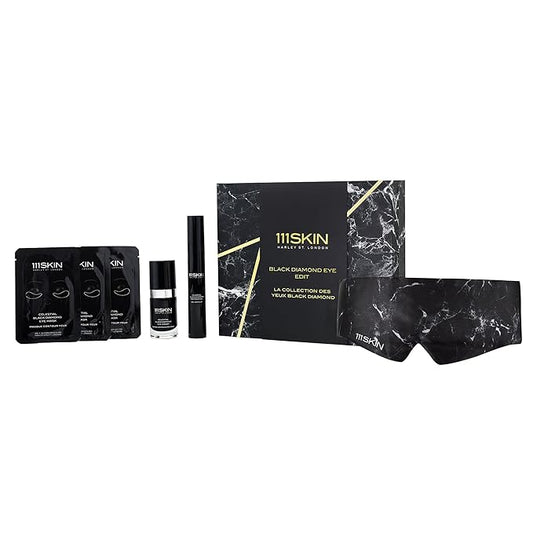111SKIN Black Diamond Eye Edit| Gift Set of Celestial Black Diamond Eye Cream, Eye Masks and Contour Gel | Tighten & Lift Eye Area | Botox Alternative-VeraVaultWomen