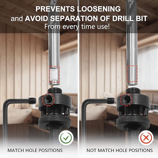 1-1/4 Inch Hole Saw with 1/2" Triangle Shank Quick Change Arbor, JTemgle Bi-Metal Hole Saw Heavy Duty Hole Cutting Tool for Cornhole Boards, Recessed Lights, Wood, Plastic, Drywall & Soft Metal