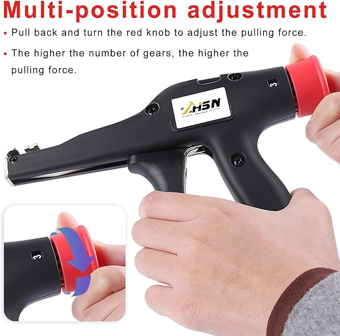Zhushan Cable Tie Gun,Automatic Tightening and Cutting Tool Gun Cable Tie Pliers Fast Binding Wire Binding Gun