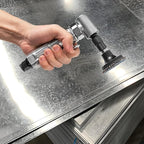 1/4"" Pneumatic Die Grinder with 22 Grinding Discs, 90° Angle Air Die Grinder, Precision Grinder for Polish Finish Burr Rust Paint Removal, X2K-57U-BVY683