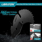 Libraton PVC Pipe Cutter, Up to 2-1/2", Ratchet Pipe Cutter Heavy-Duty, Pex Cutting Tool for Cutting PEX, PVC, PPR Plastic Hoses and Plumbing Pipe