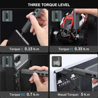 STREBITO Mini Electric Screwdriver Set 155 in 1 Small Powered Screwdriver Cordless, 140 S2 Magnetic Bits, 3 Torque Settings, 650mAh Battery, electronics tool kit for Computer, Laptop, RC, PC, Xbox