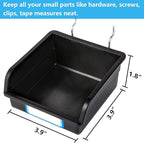 FRIMOONY Pegboard Hooks, with Bins, Peg Locks, for Organizing Various Tools, 204 PCS, 80 of Which are Locks