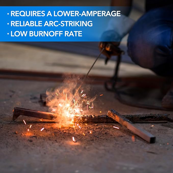 1/8" Stick Welding Electrode Rods J422 Carbon Steel Welding Rod for Welding Machine 1LB