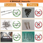 100pcs 1/8 x 3/8 inch 304 Stainless Steel Pop Rivets, 3.2 x 10mm Blind Rivets for DIY/Automotive Repairs/Furniture