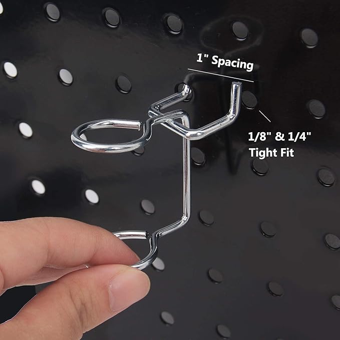 170PCS Pegboard Hooks Assorted | Peg Board Hooks for Hanging Tools - Ideal for Pegboard Organizer