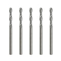 1/8" Solid Carbide Jobber Drill Bits with Straight Shank and 118° Point Angle, Made from Tungsten Carbide Material,5-Pieces