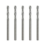 1/8" Solid Carbide Jobber Drill Bits with Straight Shank and 118° Point Angle, Made from Tungsten Carbide Material,5-Pieces